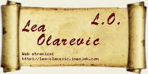 Lea Olarević vizit kartica